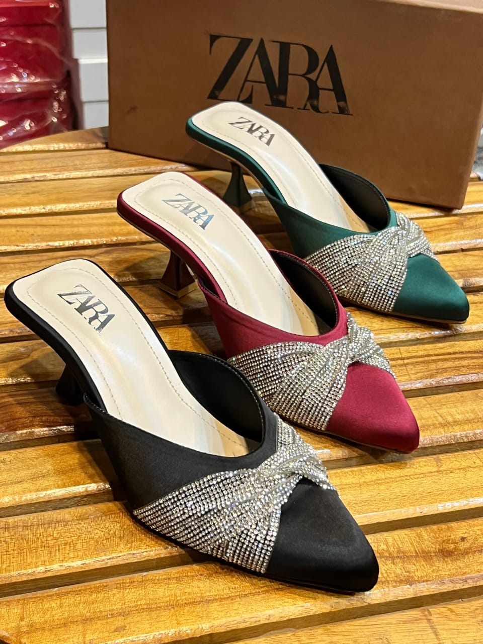 Zara mash heels