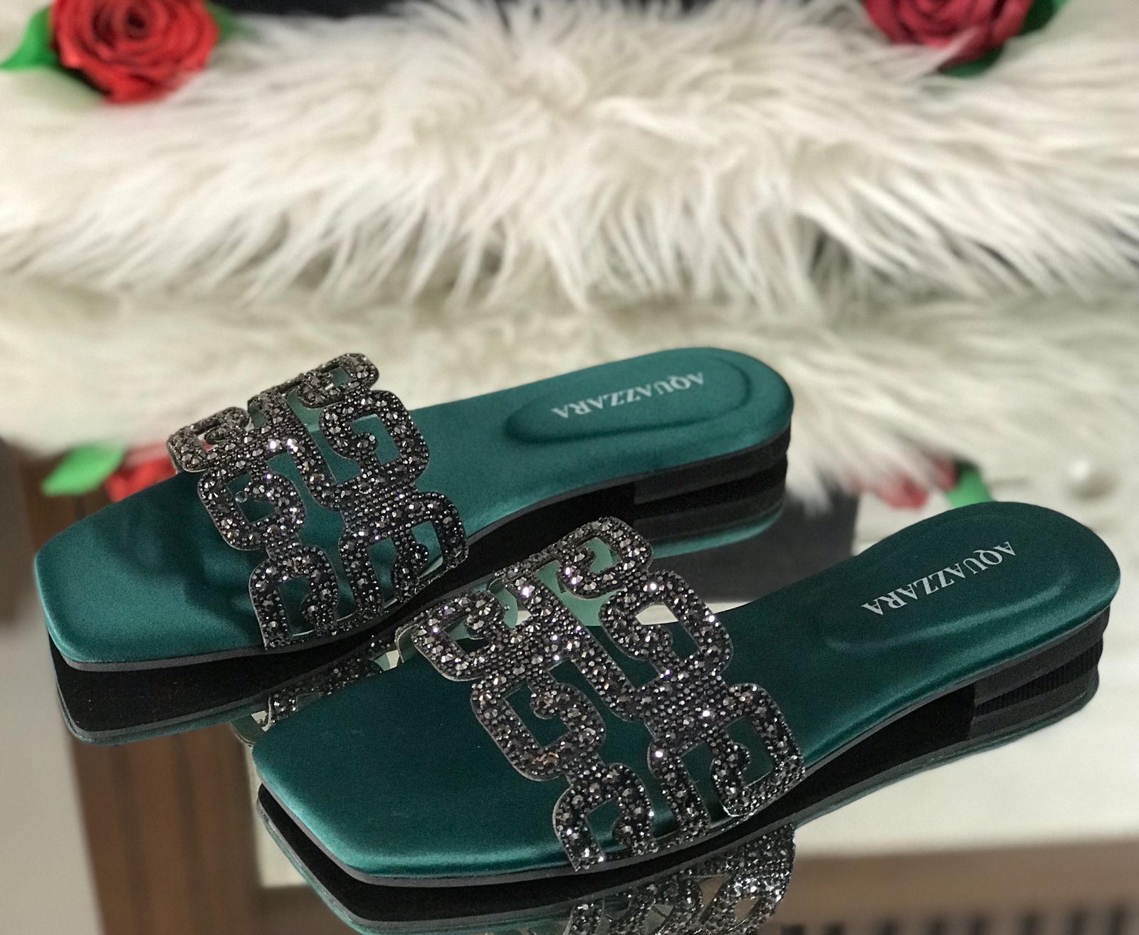 A-q-u-a-z-z-u-r-a slippers
