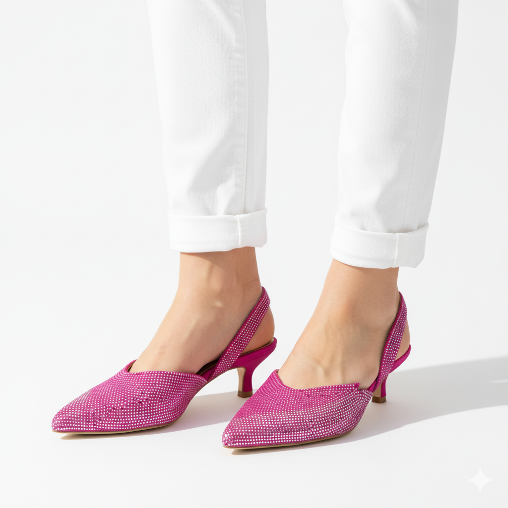 ZARA STONE HEEL