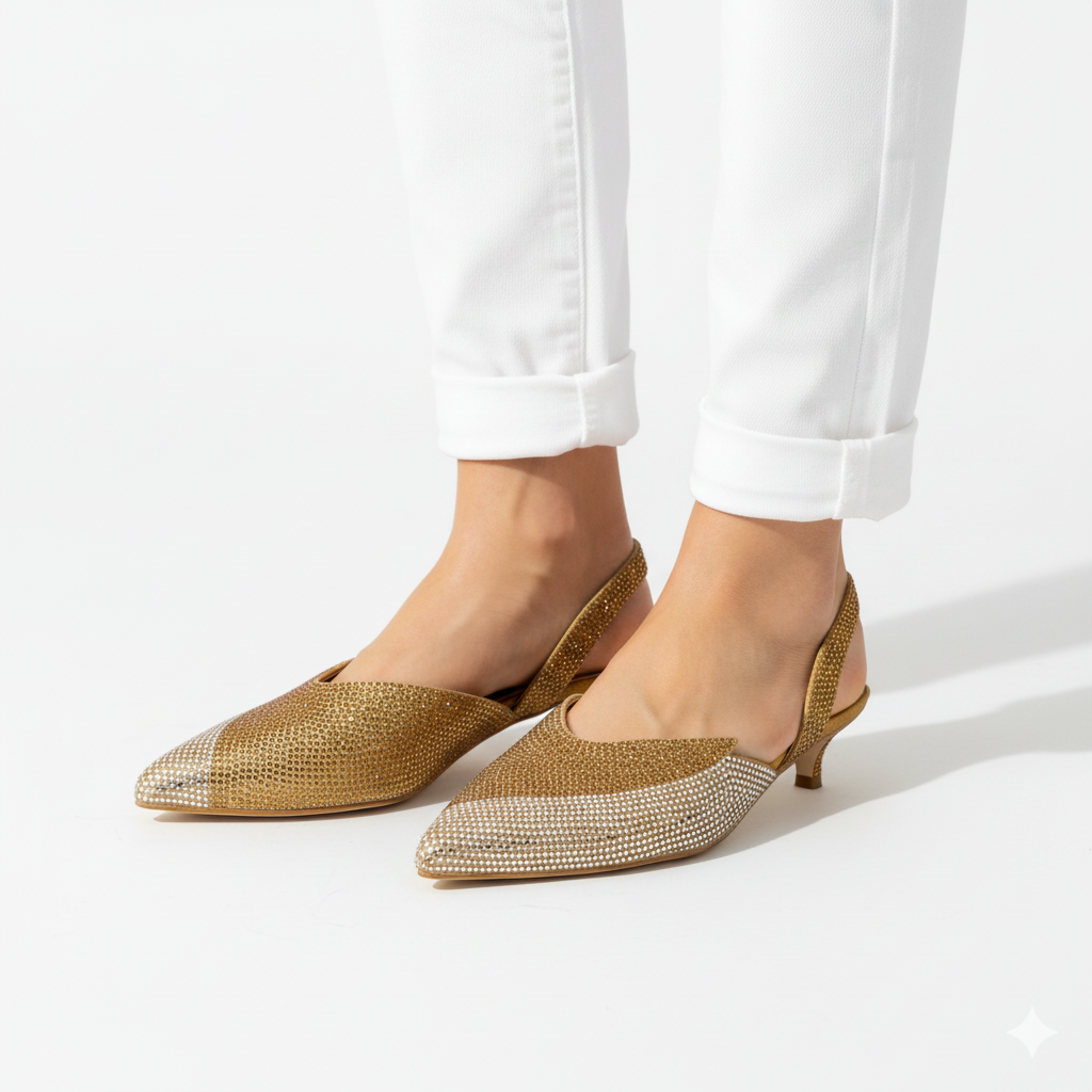 ZARA STONE HEEL