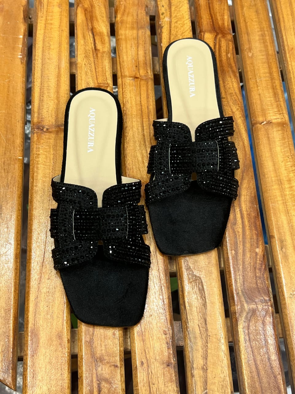 AQUAZZURA FLAT SLIPPERS