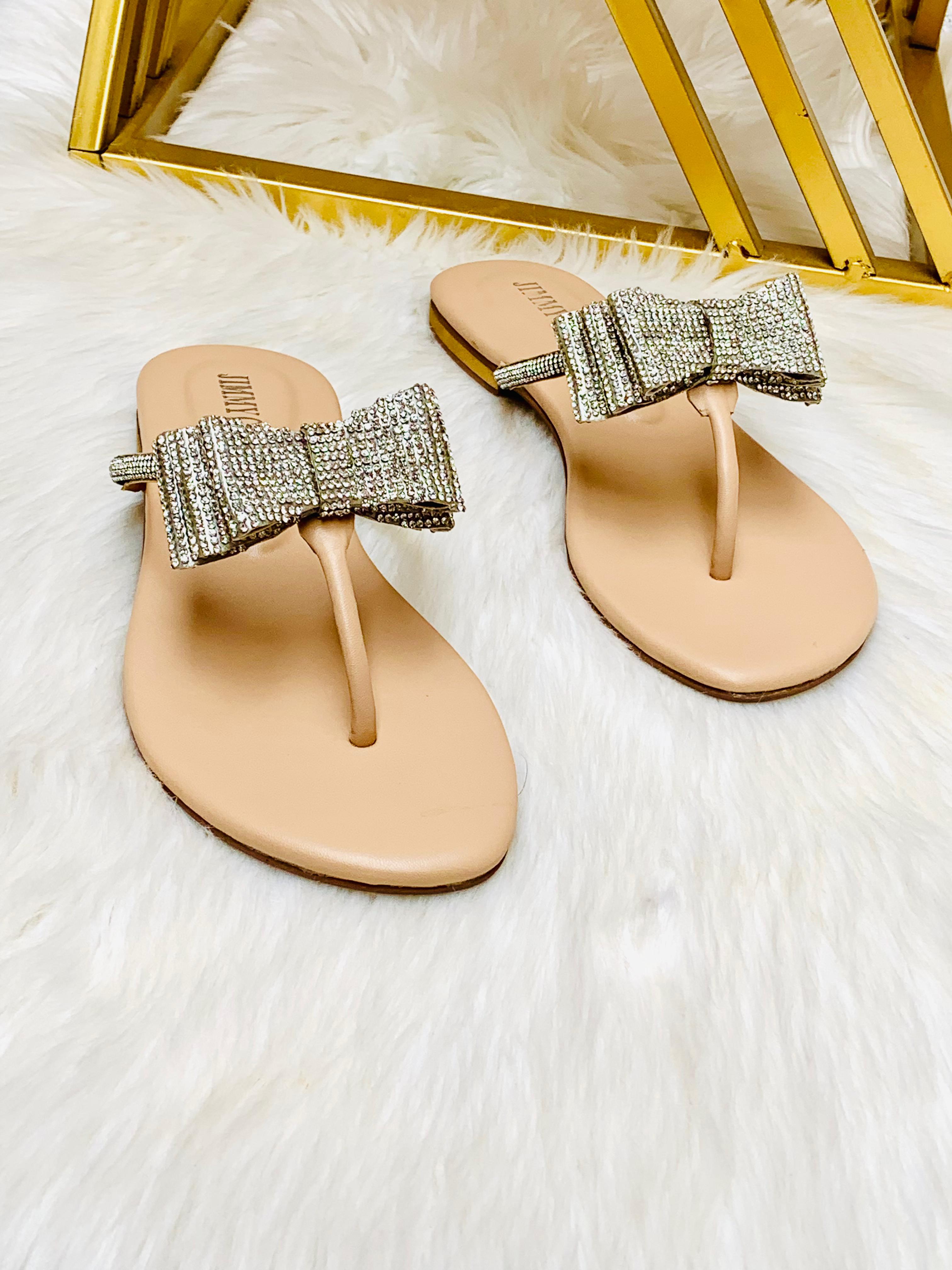 JIMMY CHOO BOW SLIPPER