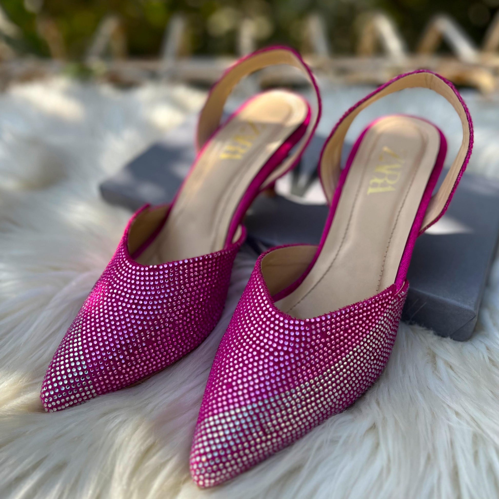 ZARA STONE HEEL