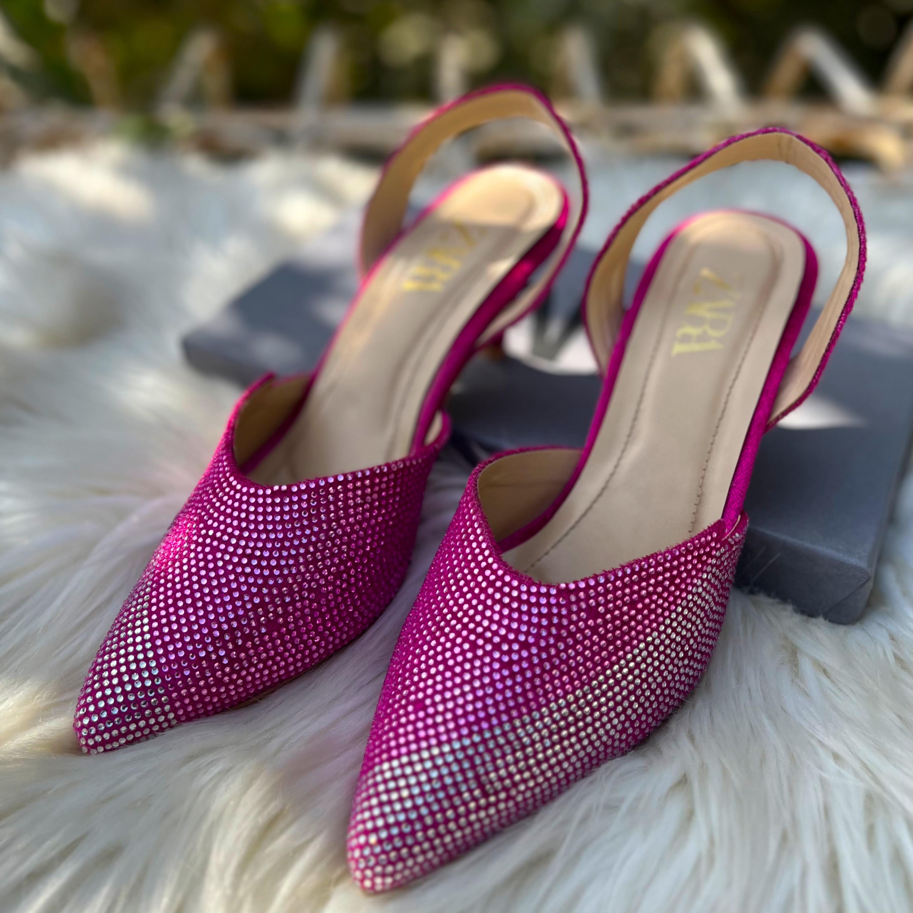 ZARA STONE HEEL