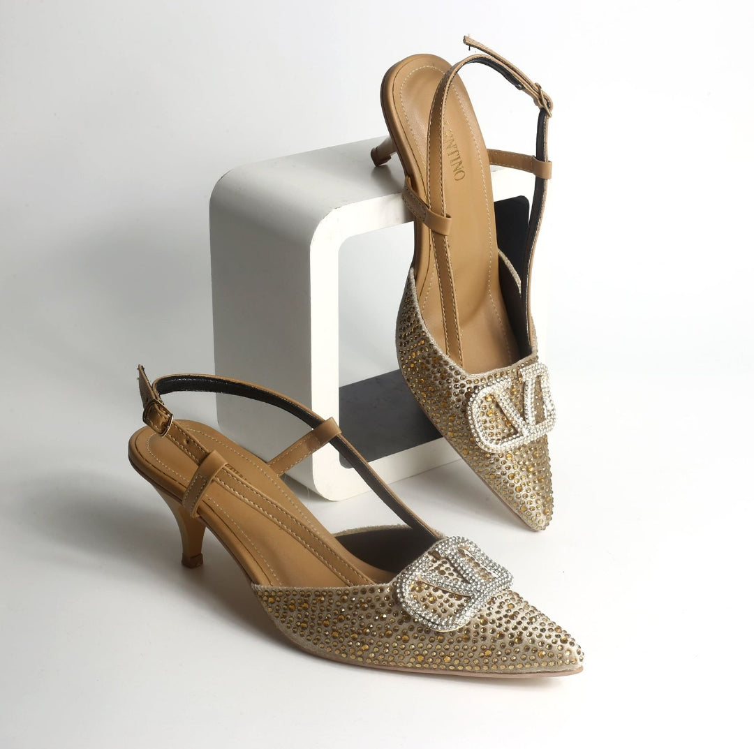 VALENTINO STONE HEELS