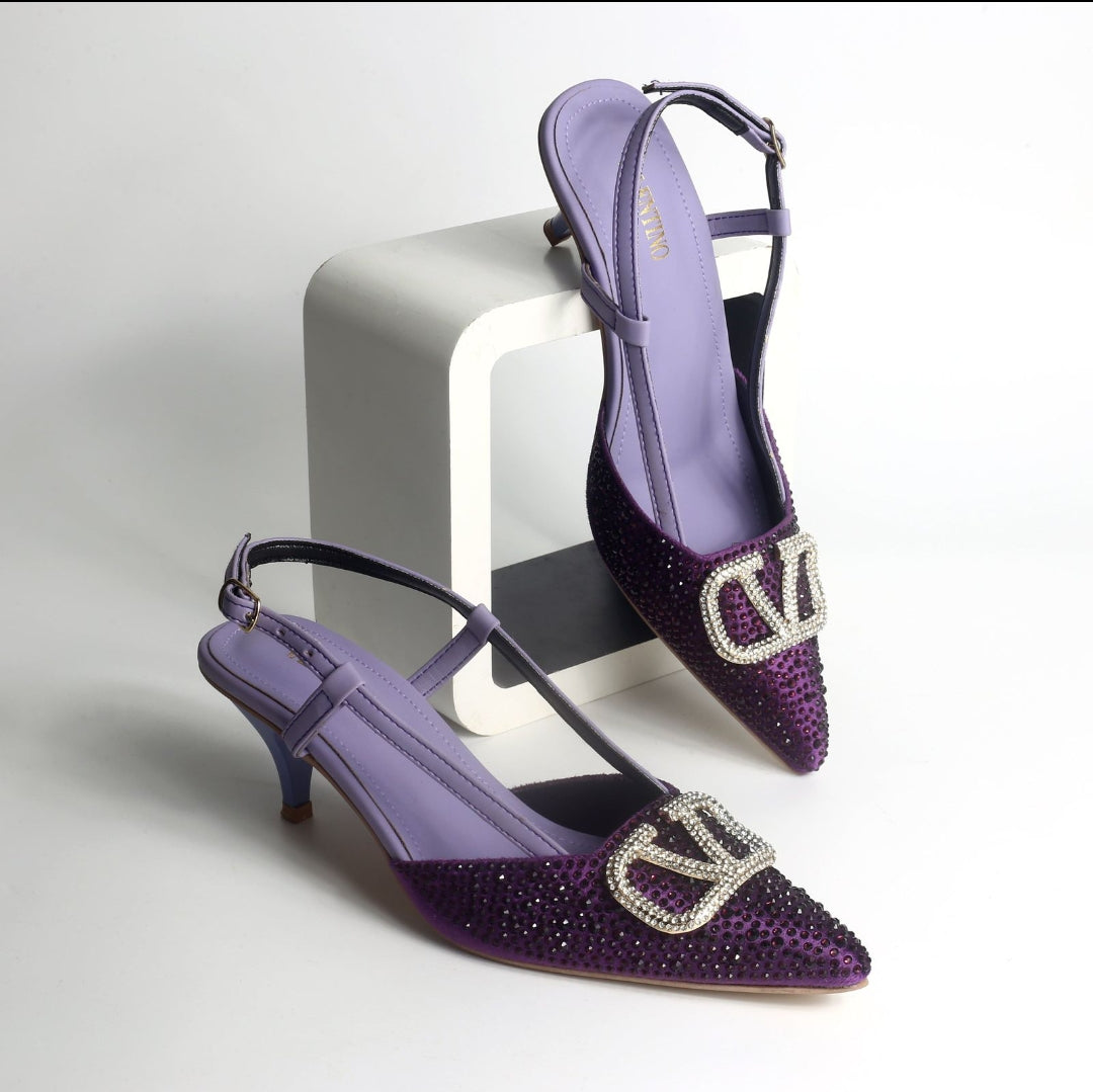 VALENTINO STONE HEELS