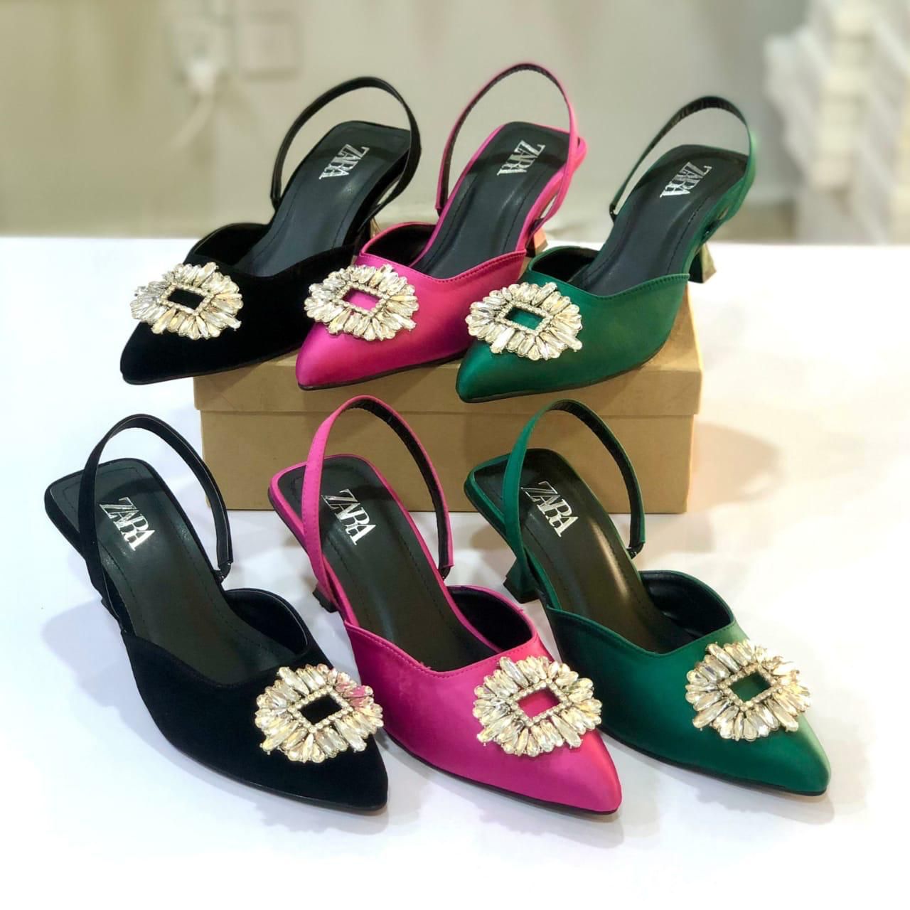 ZARA HEEL PUMPS