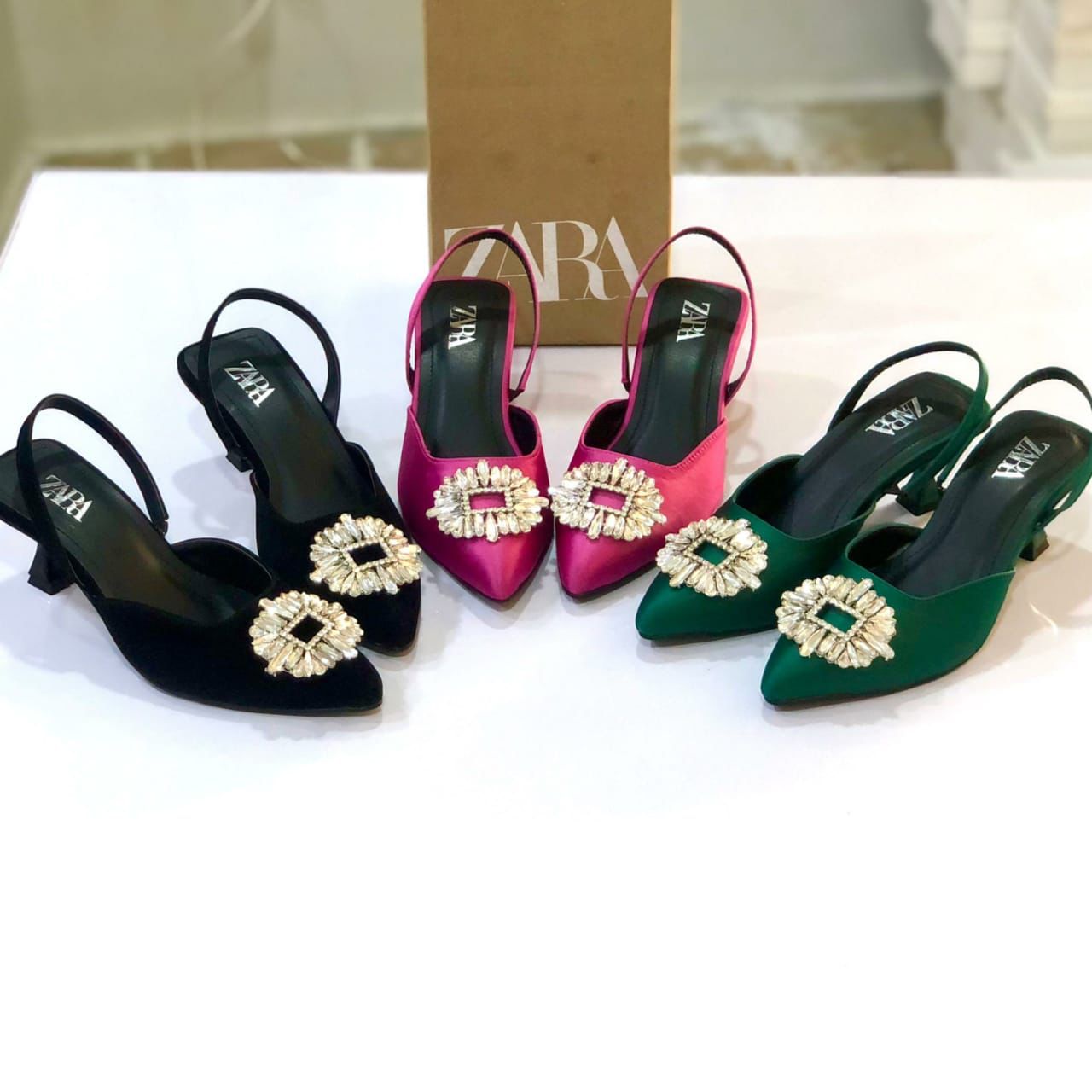 ZARA HEEL PUMPS